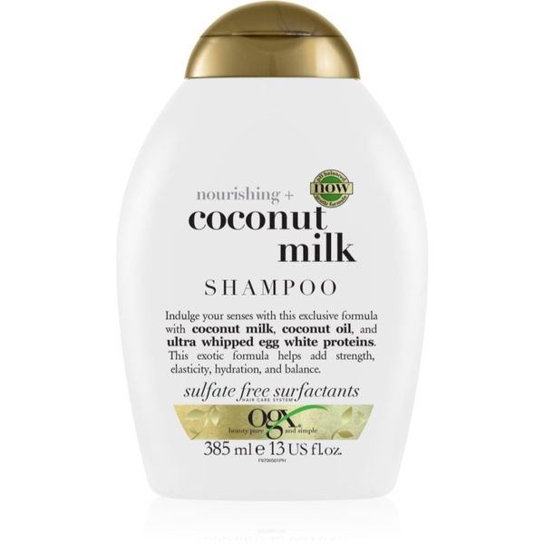 OGX OGX Coconut Milk хидратиращ шампоан с кокосово масло 385 мл.