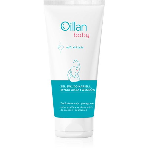 Oillan Oillan Baby Gentle Body Wash детски миещ гел и шампоан 3 в 1 200 мл.