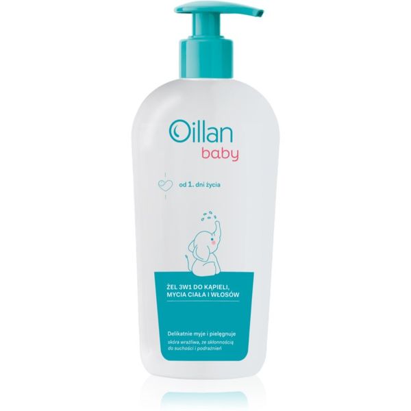 Oillan Oillan Baby Gentle Body Wash детски миещ гел и шампоан 3 в 1 750 мл.