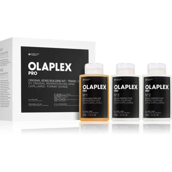 Olaplex Olaplex Set Bond Building Kit Travel Size грижа за косата за химически третирана коса 3 бр.