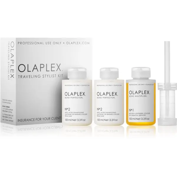 Olaplex Olaplex Traveling Stylist Kit комплект за пътуване за обезцветена, боядисана и химически третирана коса за жени