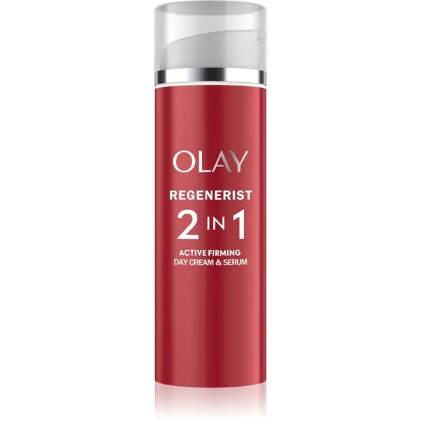 Olay Olay Regenerist 2 in 1 Day Cream & Serum стягащ дневен крем и серум против бръчки 2в1 50 мл.
