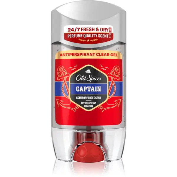 Old Spice Old Spice Captain Antiperspirant Clear Gel гел против изпотяване за мъже 70 мл.