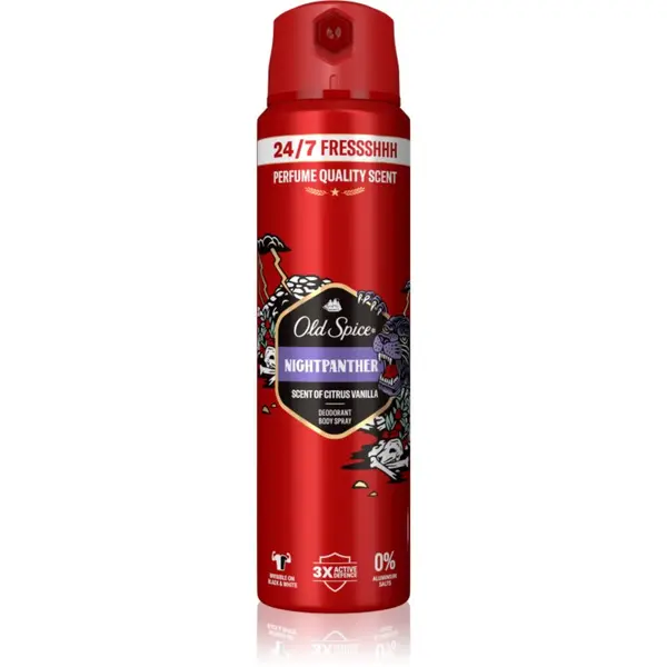 Old Spice Old Spice Nightpanther дезодорант и спрей за тяло за мъже 150 мл.