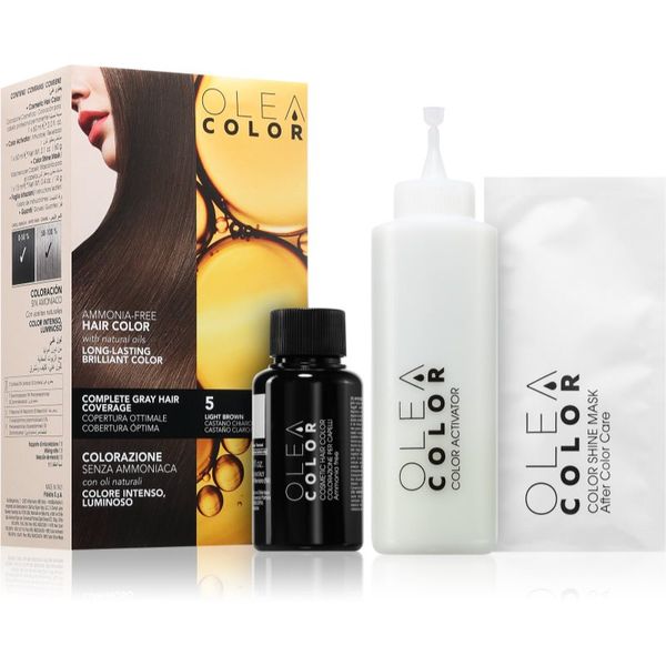 Oleacolor Oleacolor перманентната боя за коса цвят 5 Light Brown 1 бр.