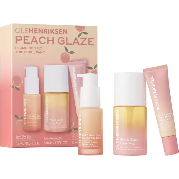 OLEHENRIKSEN OLEHENRIKSEN Peach Glaze Plumping Trio комплект за грижа за лицето