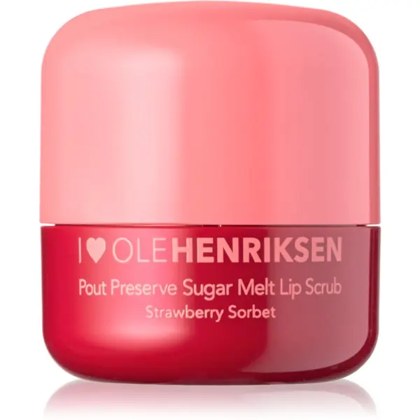 OLEHENRIKSEN OLEHENRIKSEN Pout Preserve Sugar Melt Exfoliating Lip Scrub захарен пилинг за устни цвят Strawberry Sorbet 8 гр.