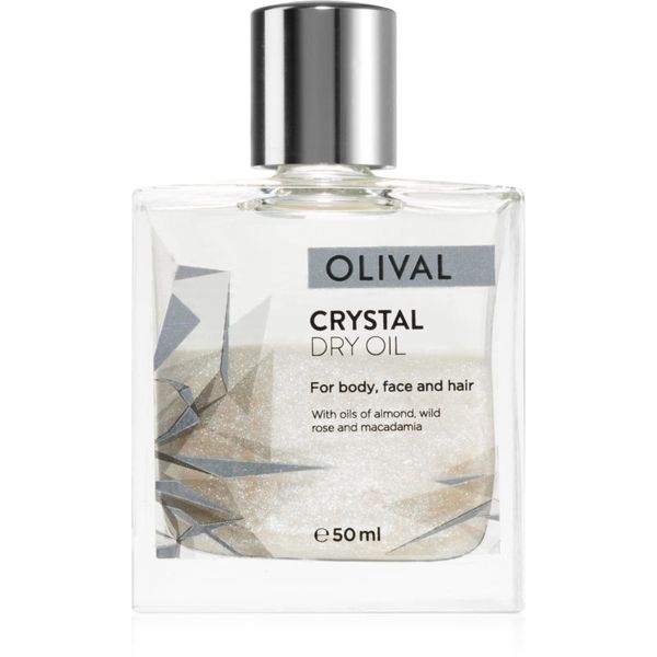 Olival Olival Crystal мултифункционално масло със блестящи частици за лице, тяло и коса 50 мл.