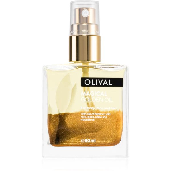 Olival Olival Magical мултифункционално масло със блестящи частици за лице, тяло и коса 50 мл.
