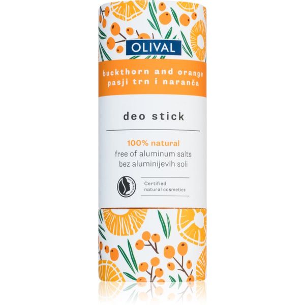 Olival Olival Natural Buckthorn and Orange дезодорант-стик без съдържание на алуминиеви соли 40 гр.