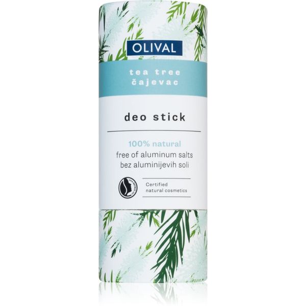 Olival Olival Natural Tea Tree дезодорант-стик без съдържание на алуминиеви соли 40 гр.