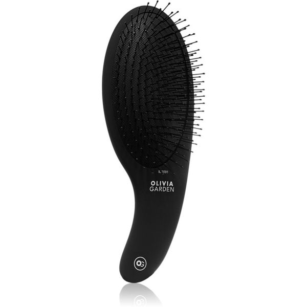 Olivia Garden Olivia Garden Black Label CURVE Board&Nylon bristles Четка за коса за по-лесно разресване на косата Black 1 бр.