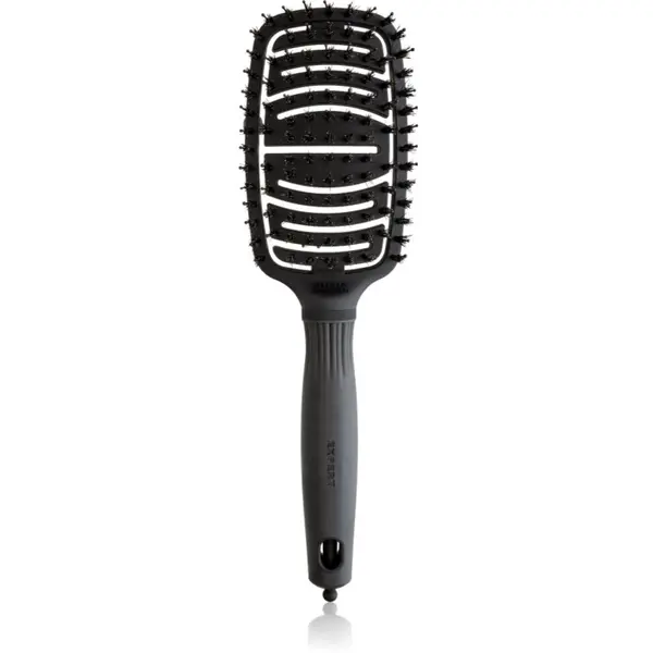 Olivia Garden Olivia Garden Care Flex Board & Nylon Black плоска четка За коса 1 бр.