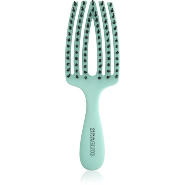Olivia Garden Club Olivia Garden Club The Nomad Detangling&Shine Fingerbrush​ плоска четка За коса Mint 1 бр.