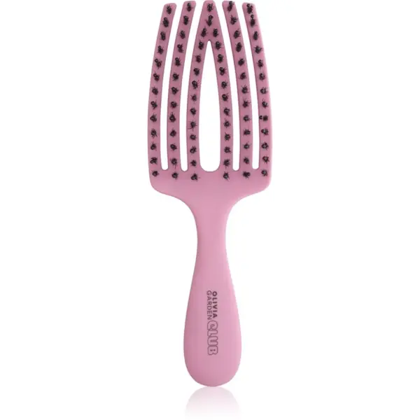Olivia Garden Club Olivia Garden Club The Nomad Detangling&Shine Fingerbrush​ плоска четка За коса Pink 1 бр.