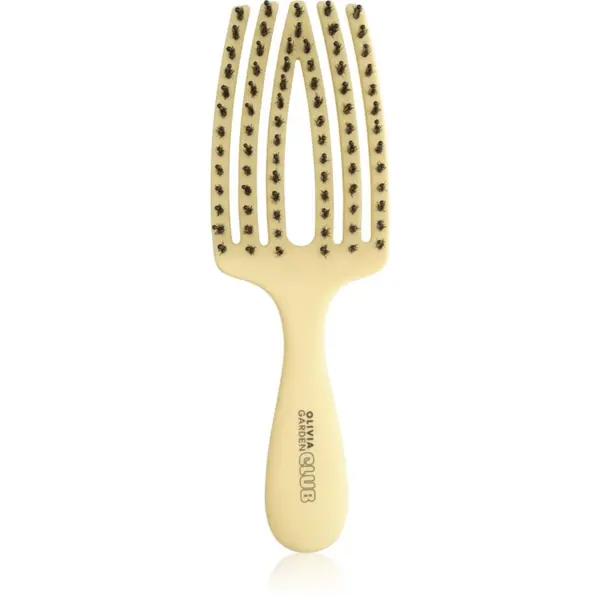 Olivia Garden Club Olivia Garden Club The Nomad Detangling&Shine Fingerbrush​ плоска четка За коса Yellow 1 бр.