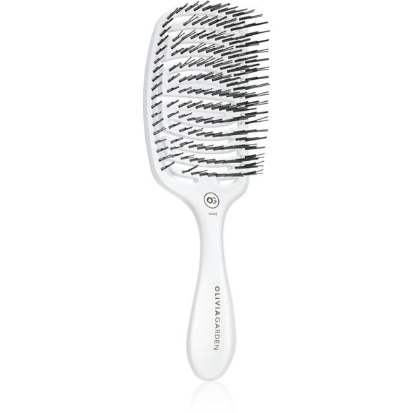 Olivia Garden Olivia Garden ESSENTIAL CARE FLEX Medium Hair Bristles Четка за коса Ice White 1 бр.