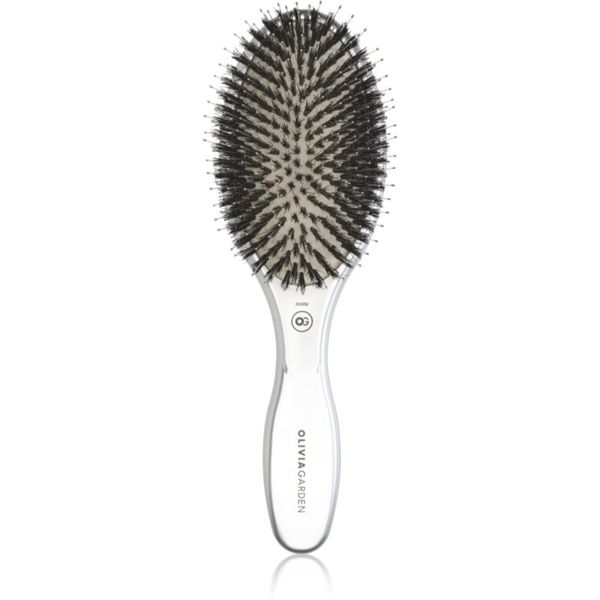 Olivia Garden Olivia Garden Expert Care Четка за коса с влакна от найлон и глиган 1 бр.