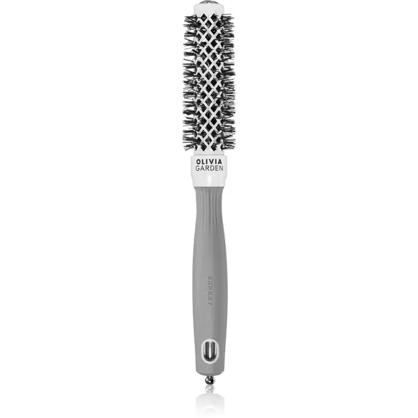 Olivia Garden Olivia Garden Expert Shine Wavy Bristles White&Grey Четка за коса průměr 20 mm 1 бр.