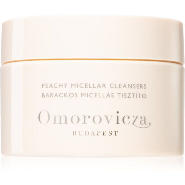 Omorovicza Omorovicza Hydro-Mineral Peachy Micellar Cleanser Discs тампони за почистване на грим за лице и очи с аромат 60 бр.
