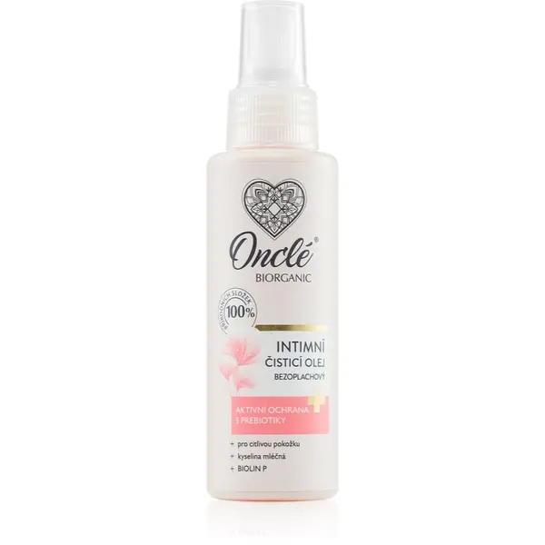 Onclé Onclé Biorganic почистващо олио за интимна хигиена 100 мл.