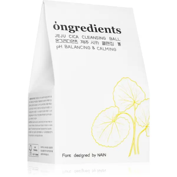 Ongredients Ongredients Jeju Cica Cleansing Ball почистващ сапун за лице с успокояващ ефект 110 гр.