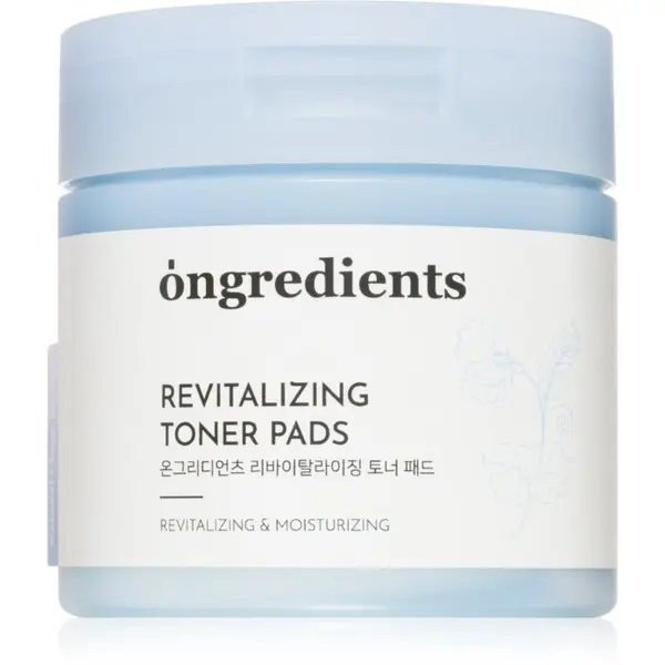 Ongredients Ongredients Revitalizing Toner Pads тонизиращи възглавнички с успокояващ ефект 60 бр.
