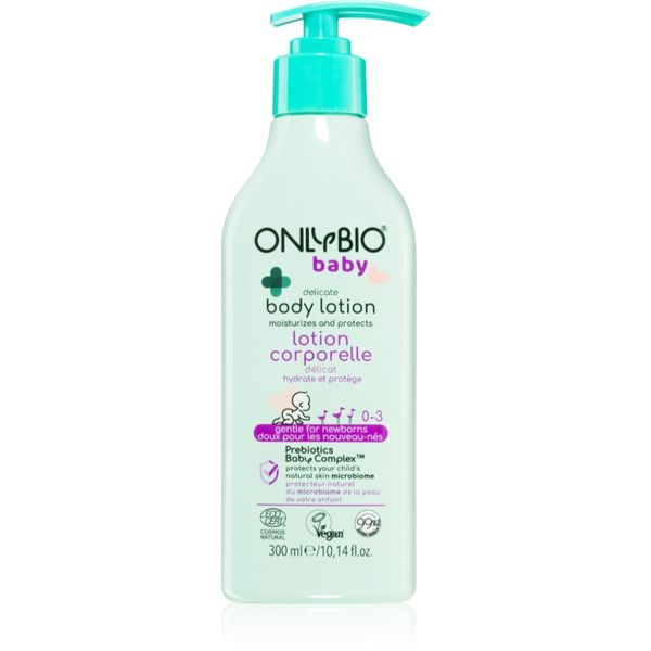 OnlyBio OnlyBio Baby Delicate нежно мляко за тяло за деца от раждането им 300 мл.