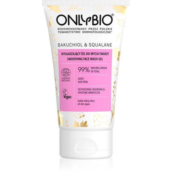 OnlyBio OnlyBio Bakuchiol & Squalane успокояващ почистващ гел с изглаждащ ефект 150 мл.
