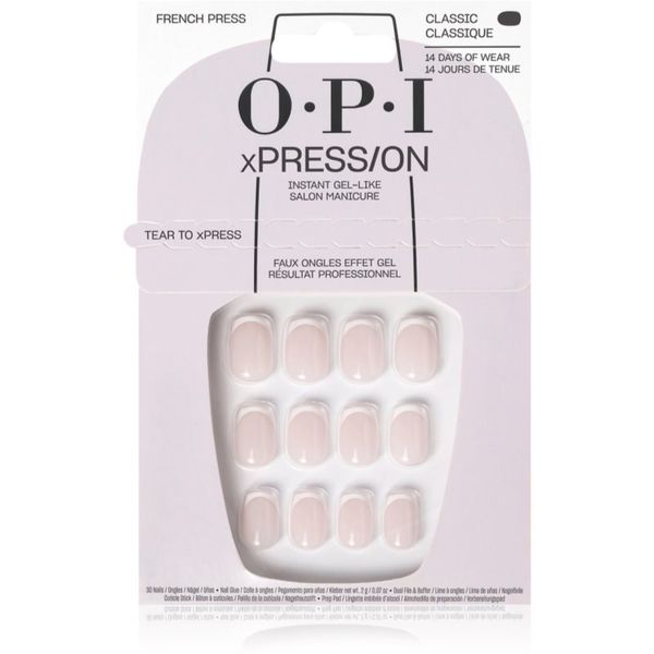 OPI OPI xPRESS/ON Изкуствени нокти French Press 30 бр.