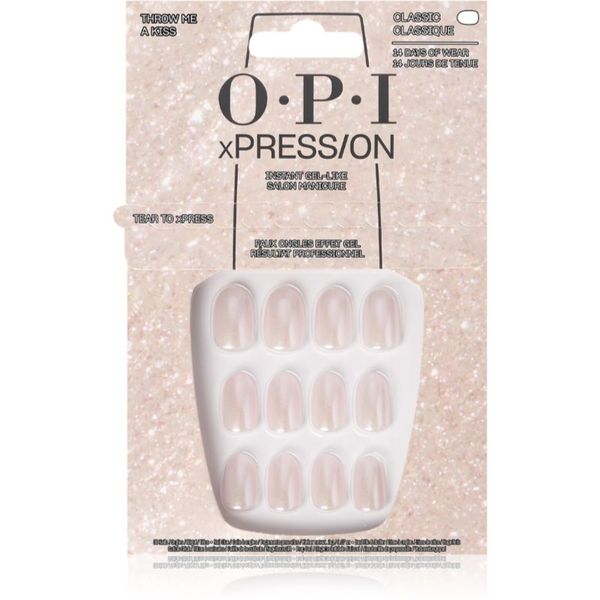 OPI OPI xPRESS/ON Изкуствени нокти Throw Me a Kiss 30 бр.