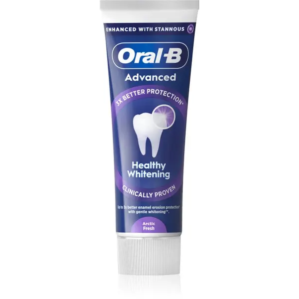 Oral-B Oral-B Advanced Healthy Whitening нежна избелваща паста за зъби Arctic Fresh 75 мл.