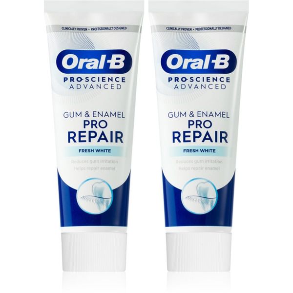 Oral B Oral B Gum & Enamel Repair Gentle Whitening нежна избелваща паста за зъби 2x75 мл.