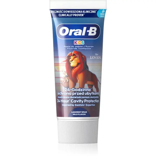 Oral-B Oral-B Kids Lion King детска паста за зъби с плодов вкус 6 m+ 60 мл.