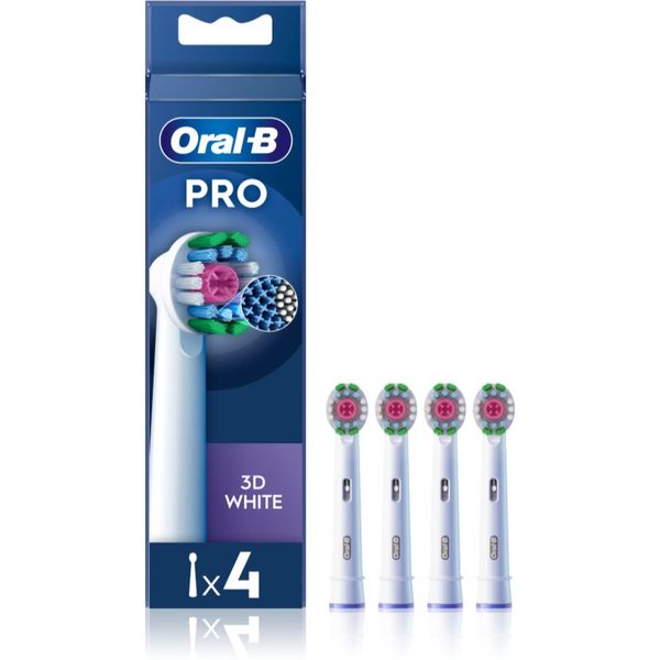 Oral B Oral B PRO 3D White резервни глави за четка за зъби 4 бр.