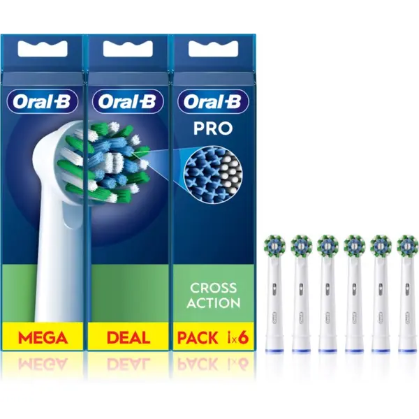 Oral-B Oral-B PRO Cross Action резервни глави за четка за зъби 6 бр.