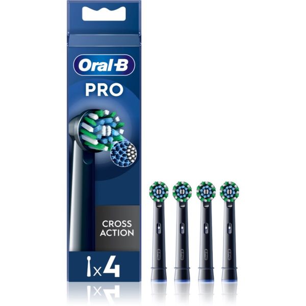 Oral B Oral B PRO Cross Action резервни глави за четка за зъби Black 4 бр.