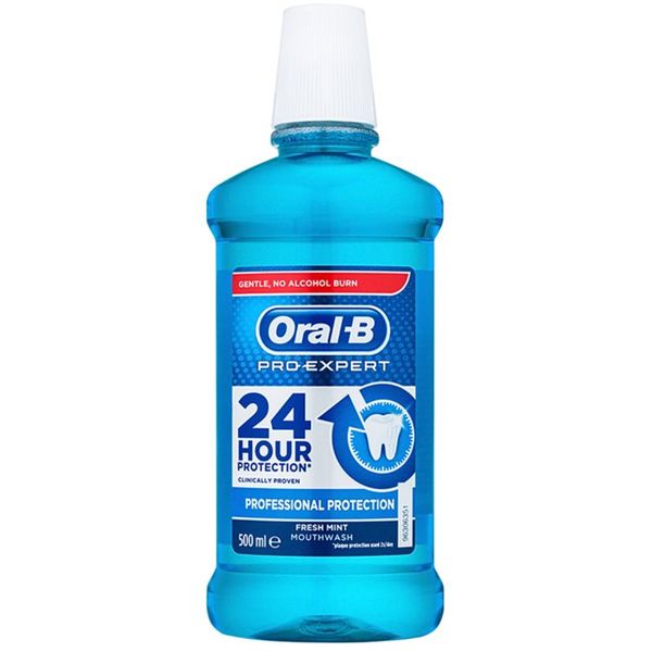 Oral B Oral B Pro-Expert Professional Protection вода за уста вкус Fresh Mint 500 мл.