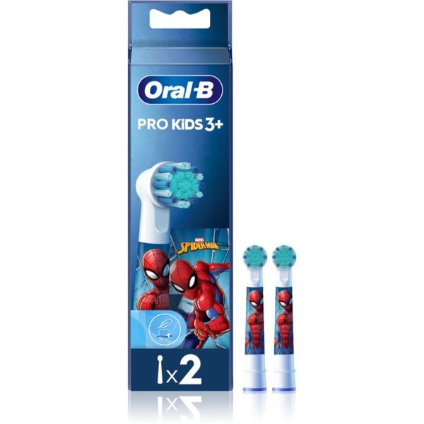 Oral B Oral B PRO Kids 3+ резервни глави за четка за зъби за деца Spiderman 2 бр.