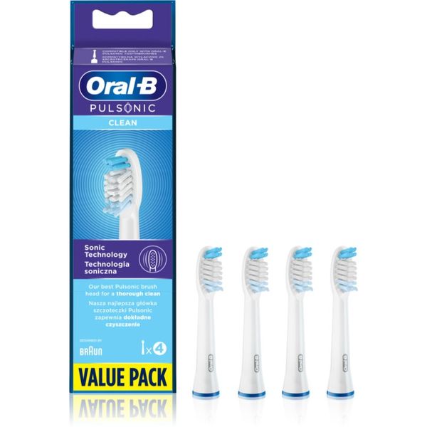Oral B Oral B Pulsonic Clean резервни глави за четка за зъби 4 бр.