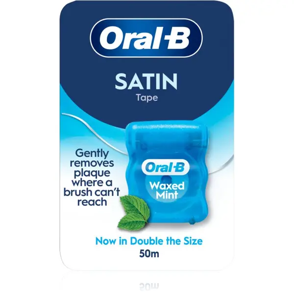 Oral-B Oral-B Satin Tape Waxed Mint конец за зъби мента 50 м
