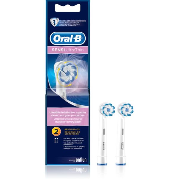 Oral B Oral B Sensitive Ultra Thin резервни глави за четка за зъби 2 бр.