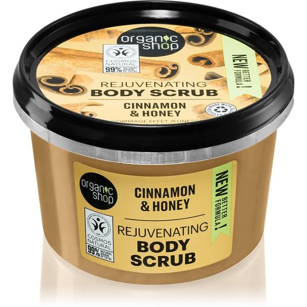 Organic Shop Organic Shop Cinnamon & Honey нежен пилинг за тяло 250 мл.