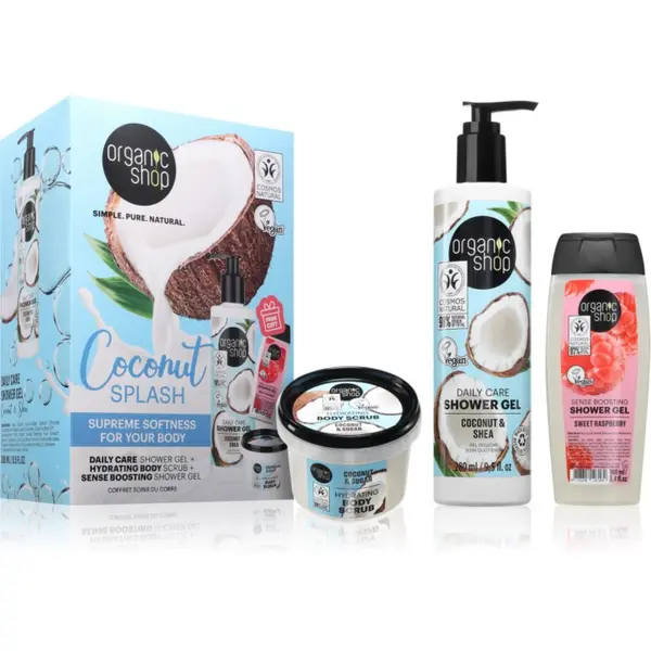 Organic Shop Organic Shop Coconut Splash подаръчен комплект за тяло