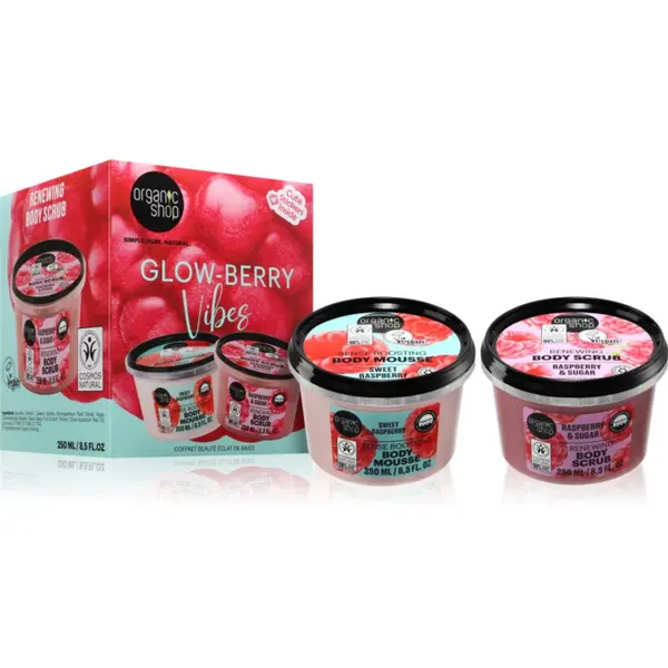 Organic Shop Organic Shop Glow-Berry Vibes Beauty Set подаръчен комплект за тяло
