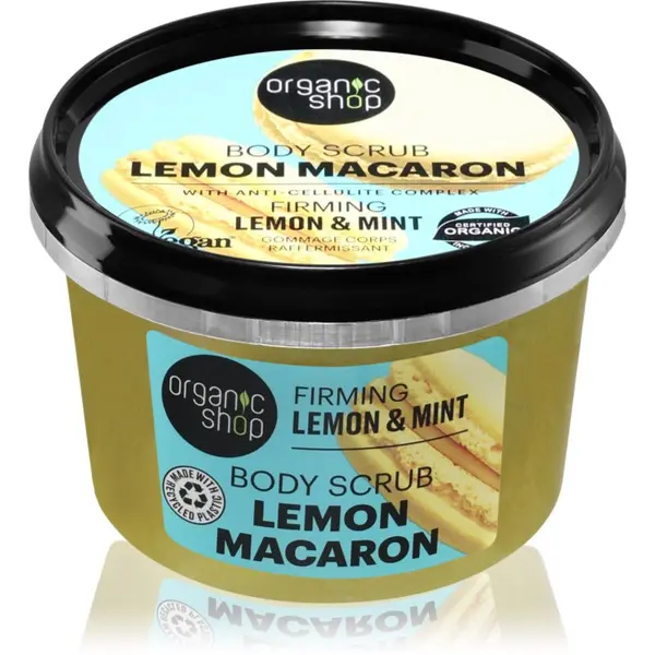 Organic Shop Organic Shop Lemon Macaron оформящ пилинг за тяло 250 мл.