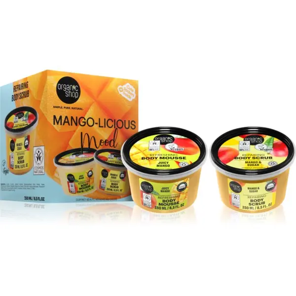 Organic Shop Organic Shop Mango-licious Mood Beauty Set подаръчен комплект за тяло