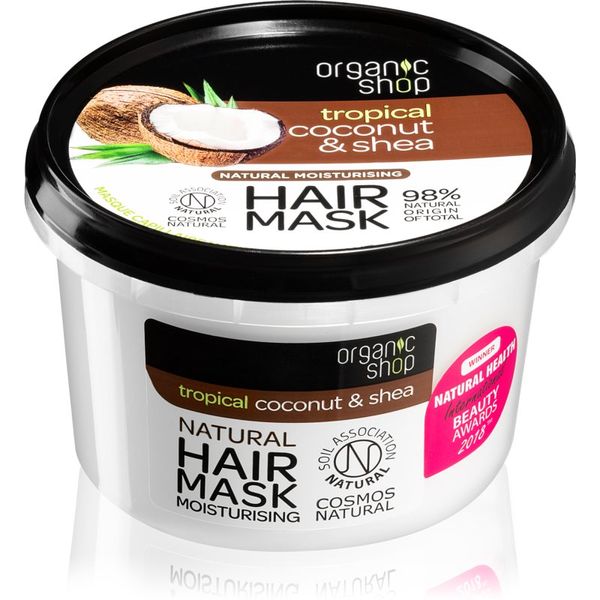 Organic Shop Organic Shop Natural Coconut & Shea интензивна маска за коса с хидратиращ ефект 250 мл.