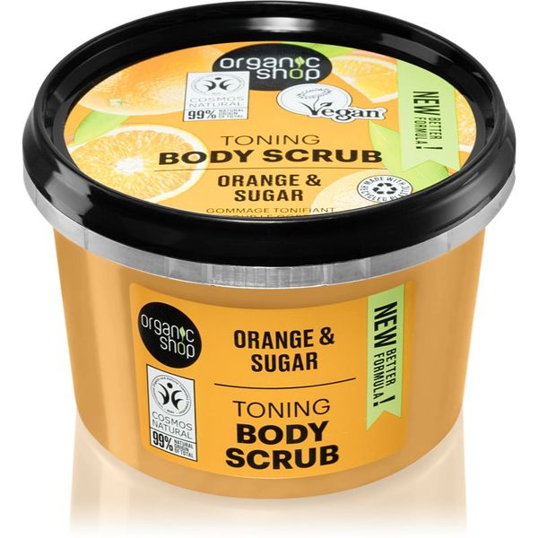 Organic Shop Organic Shop Orange & Sugar тониращ пилинг за тяло 250 мл.