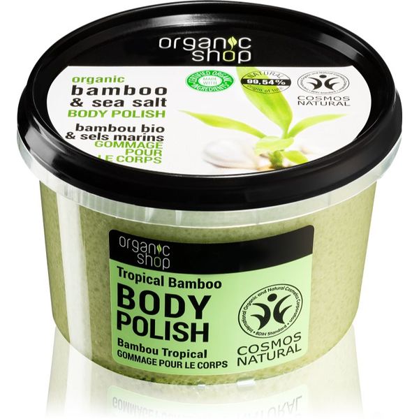 Organic Shop Organic Shop Organic Bamboo & Sea Salt енергизиращ скраб за тяло 250 мл.